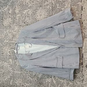 H & M striped blazer